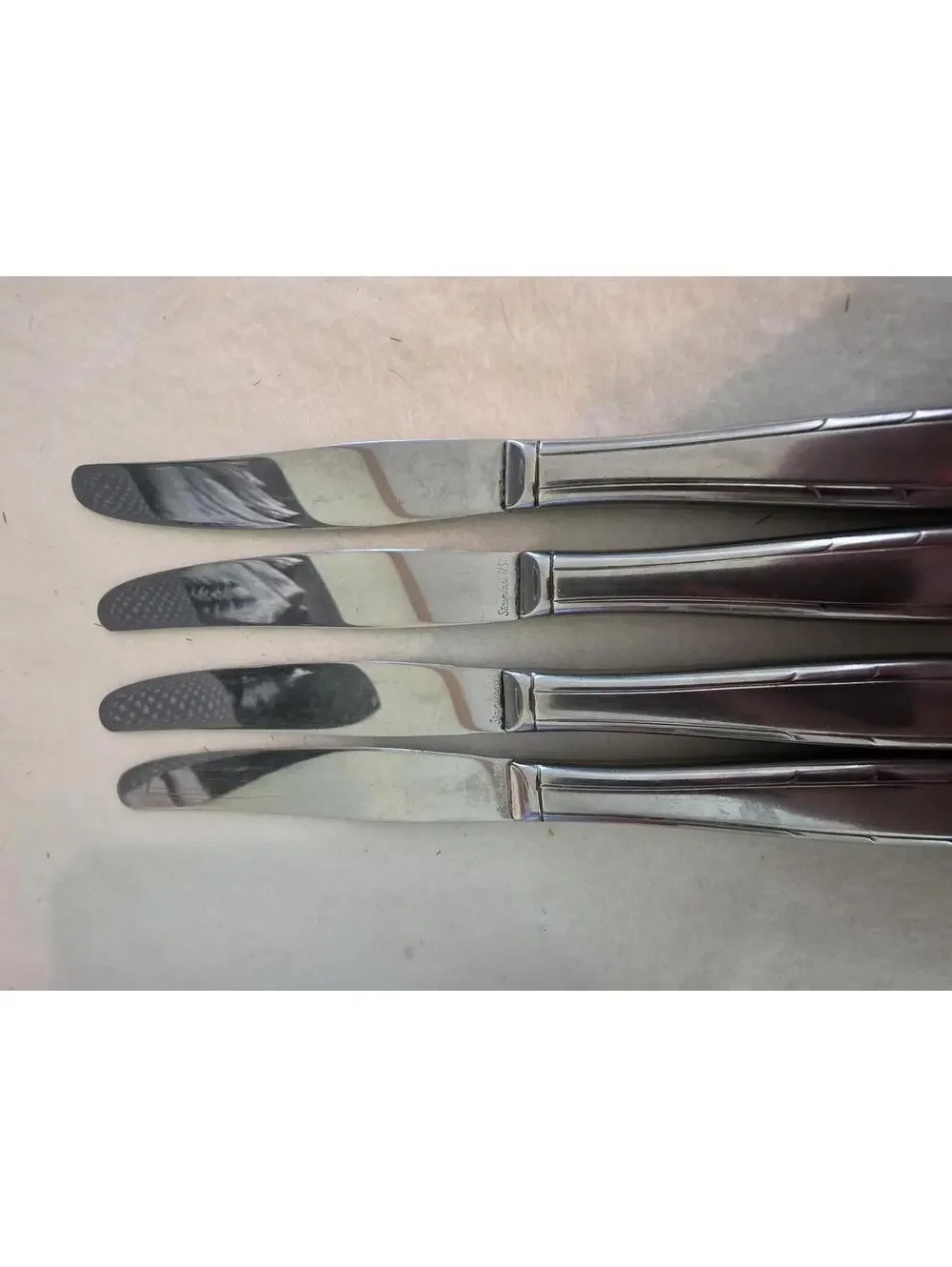 Imperial Lady Duff Stainless Dinner Knives Set of 4 IMILAD Discontinued Flatware